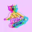Vaporwave Skateboarding Vaporwave Skateboarding